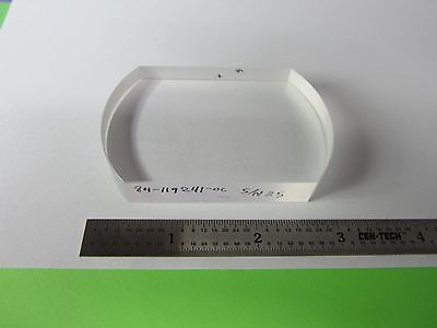 OPTICAL TRUNCATED RACETRACK GLASS WINDOW LASER OPTICS BIN#36-24