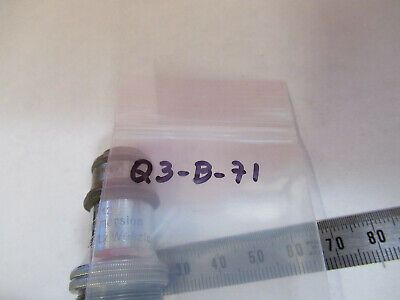 FOR PARTS ERNST LEITZ OBJECTIVE "1/12"  MICROSCOPE PART AS PICTURED &Q3-B-71