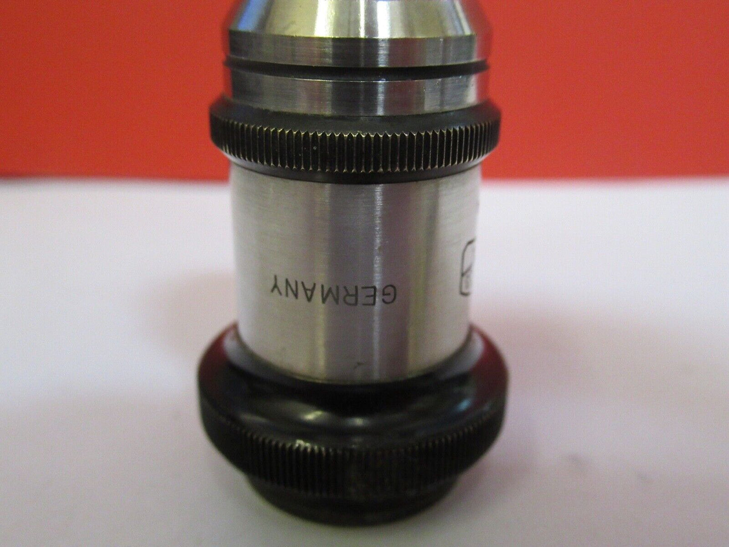 ANTIQUE CARL ZEISS JENA OBJECTIVE HI 90X MICROSCOPE PART AS PICTURED &4B-A-59