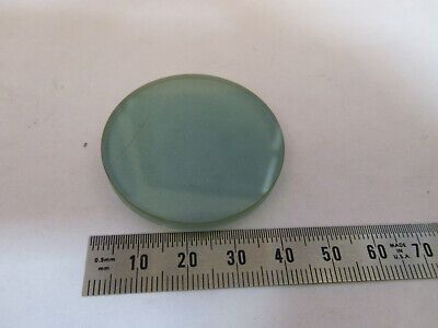 OPTICAL HEAT ABSORBING GLASS FILTER SCRATCHED FOR PARTS AS PICTURED &P6-A-70