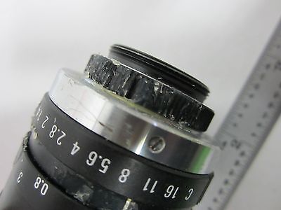 MICROSCOPE PART CAMERA ZOOM LENS COSMICAR JAPAN OPTICS AS IS BIN#M9-27