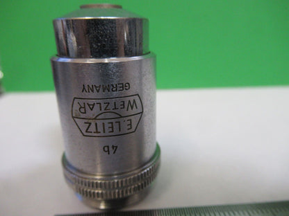 MICROSCOPE OBJECTIVE LEITZ 25X /170 GERMANY OPTICS AS PICTURED #S2-C-62