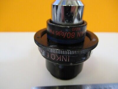 ZEISS GERMANY OBJECTIVE EPIPLAN 80X POL DIC MICROSCOPE PART AS PICTURED &W2-B-55