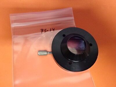 MOUNTED LENS CLAMP bent screw OPTICS MICROSCOPE PART &IL-75-14