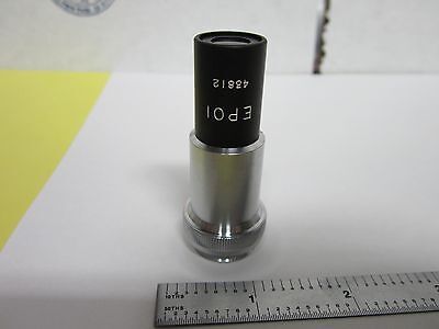 MICROSCOPE PART OBJECTIVE JAPAN EPOI 4X OPTICS AS IS BIN#H6-01