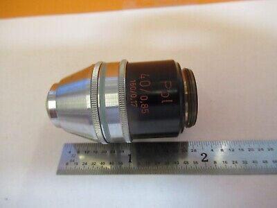 CARL ZEISS GERMANY OBJECTIVE POL 40X /160 MICROSCOPE PART AS PICTURED &3K-A-35