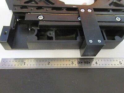 OLYMPUS JAPAN STAGE TABLE XY MICROMETER MICROSCOPE PART AS PICTURED &14-FT-33