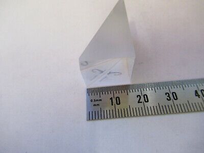 GLASS OPTICAL PRISM OPTICS MICROSCOPE PART AS PICTURED P9-A-71