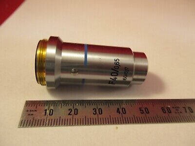 ZEISS GERMANY OBJECTIVE F 40X 460705 MICROSCOPE PART AS PICTURED &96-A-18