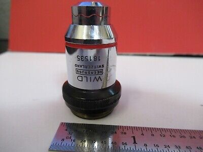 WILD HEERBRUGG OBJECTIVE FLUOR HI 100X PH MICROSCOPE PART AS PICTURED &A9-A-103