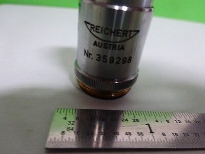 RARE MICROSCOPE PART OBJECTIVE REICHERT AUSTRIA FLUOR 125X OPTICS AS IS BN#72-60