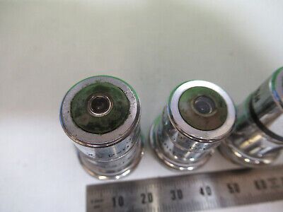 AO SPENCER LOT 3 ea OBJECTIVE 10X 44X 95X  MICROSCOPE PART AS PICTURED &3-C-10