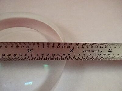 LARGE LENS CONVEX CONCAVE VERY NICE OPTICAL LASER OPTICS AS PICTURED &67-A-05