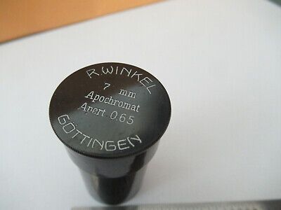 WINKEL GOTTINGEN EMPTY OBJECTIVE CAN 7mm  MICROSCOPE PART AS PICTURED #F2-A-47