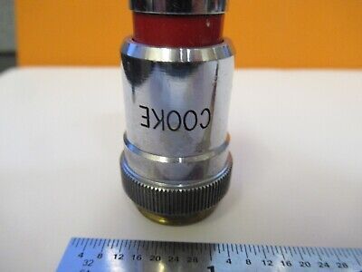 COOKE UK ENGLAND OBJECTIVE 100X OPTICS MICROSCOPE PART AS PICTURED &FT-1-A-26