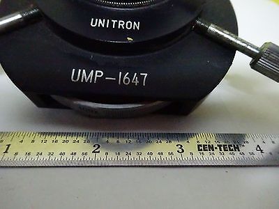 FOR PARTS MICROSCOPE MAGNIFICATION CHANGER + IRIS UNITRON UMP-1647 AS IS B#P7-23