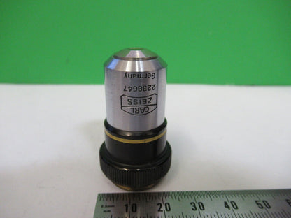 CARL ZEISS 10X /160 OBJECTIVE LENS OPTICS  MICROSCOPE PART AS PICTURED &Z7-A-55