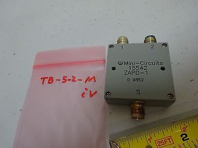 RF MICROWAVE MODULE MINI CIRCUITS ZAPD-1 TNC CONNECTOR AS IS BIN#TB-5-2-M