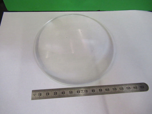 LARGE BI CONVEX PLASTIC LENS OPTICS MICROSCOPE PART AS PICTURED #R1-A-66