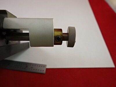 STAGE MICROMETER MICRON MICROSCOPE [knob bent]  AS IS B#61-A-04