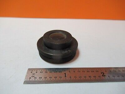 ANTIQUE BRASS MOUNTED LENS MICROSCOPE PART AS PICTURED #7B-B-124