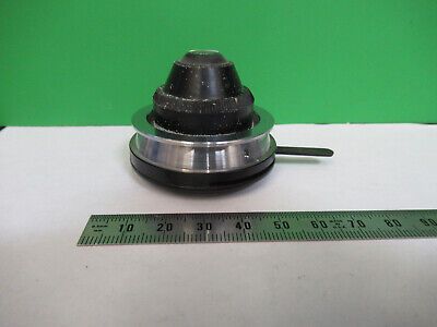 SPENCER ANTIQUE CONDENSER + IRIS OPTICS MICROSCOPE PART AS PICTURED &Z1-A-14