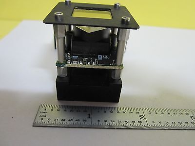 MICROSCOPE PART OPTICAL MINI CAMERA + FILTER MOUNTED OPTICS AS IS BIN#U4-02