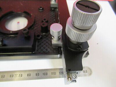 LEITZ WETZLAR STAGE XY TABLE MICROMETER MICROSCOPE PART AS PICTURED &B2-A-06