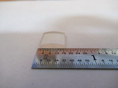 OPTICAL LENS RECTANGULAR PL-CX OPTICS chips on edge AS PICTURED &7B-B-196