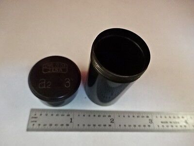 EMPTY ANTIQUE MICROSCOPE OBJECTIVE CONTAINER CARL ZEISS GERMANY AS IS #K8-C-04