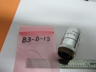 MICROSCOPE OBJECTIVE REICHERT AUSTRIA EPI 28X OPTICS BIN#B3-D-15