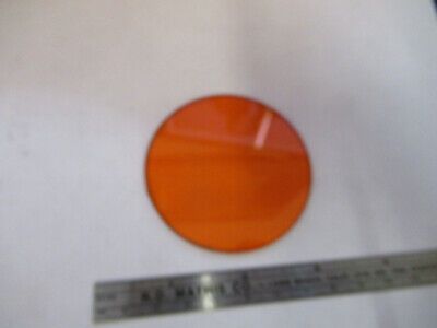 OPTICAL GLASS ORANGE FILTER OPTICS AS PICTURED &B9-FT-12