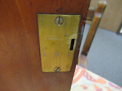 EMPTY WOOD CABINET for ANTIQUE WATSON UK 1860s MICROSCOPE PART AS PICTURED &TB5