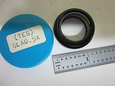 MICROSCOPE PART OBJECTIVE LENS SLAO 0.5X OPTICS AS IS BIN#U1-48