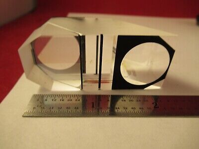 NIKON JAPAN GLASS PRISM HEAD OPTICS MICROSCOPE PART AS PICTURED &FT-6-10