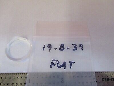 OPTICAL FLAT GLASS OPTICS AS PICTURED &19-B-39