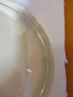 FOR PARTS ZERODUR OPTICAL FLAT [chipped] OPTICS AS PICTURED #P7-A-05