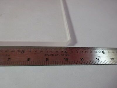 OPTICAL FUSED SILICA GLASS THICK PLATE OPTICS AS IS #91-104