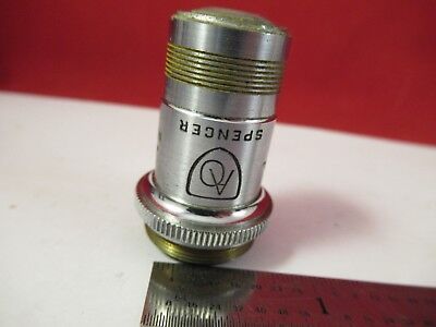 AO SPENCER AMERICAN OBJECTIVE 43X MICROSCOPE PART OPTICS AS PICTURED &75-B-21