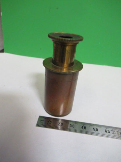 ANTIQUE BRASS RARE UK ENGLAND EYEPIECE MICROSCOPE PART AS PICTURED P2-B-30