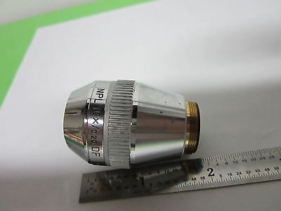 OPTICAL MICROSCOPE ERGOLUX 10X OBJECTIVE LEITZ GERMANY OPTICS AS IS BIN#3C-1-B