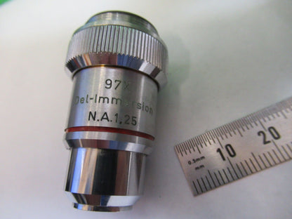 MICROLUX WETZLAR GERMANY 97X OBJECTIVE LENS MICROSCOPE PART AS PICTURED G5-A-95