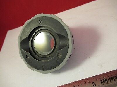 ZEISS GERMANY PHOTOMIC MIRROR + LENS + IRIS MICROSCOPE PART OPTICS &FT-2-13