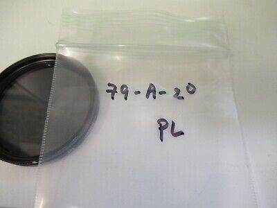 OPTICAL HOYA POLARIZER LENS 48mm POL OPTICS AS PICTURED &79-A-20