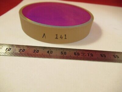 OPTICAL FLAT 1/10 WAVE COATED ZERODUR BEAM SPLITTER 3" DIAMETER OPTICS &14-A-16