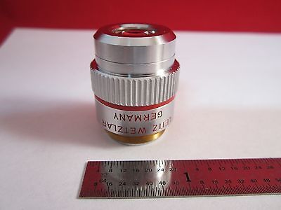 MICROSCOPE OBJECTIVE LEITZ WETZLAR GERMANY 5X  INFINITY OPTICS BIN#11-DT-S