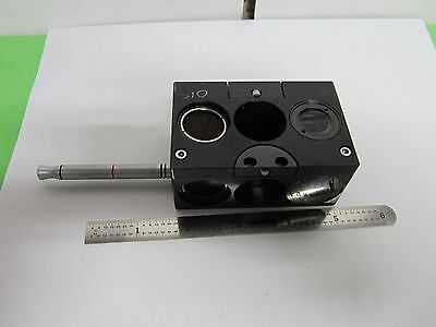 MICROSCOPE PART LEICA REICHERT POLYVAR INSERT DIC FILTER OPTICS BIN#F2-21