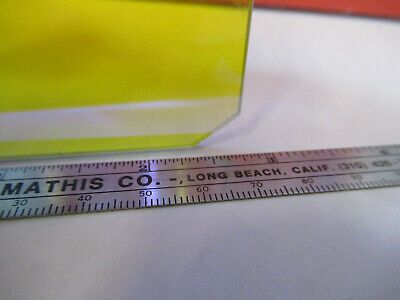 OPTICAL DICHROIC COATED GLASS PLATE OPTICS AS PICTURED &13-FT-11