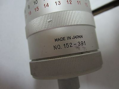 MICROSCOPE PART MITUTOYO 152-391 STAGE MICROMETER AS IS BIN#R9-02