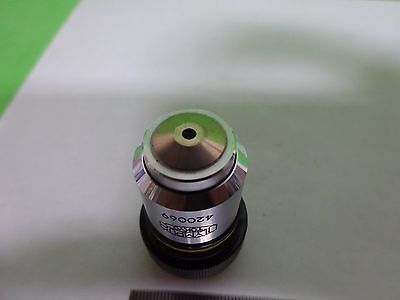 MICROSCOPE PART OBJECTIVE OLYMPUS PLAN 20 20X JAPAN OPTICS AS IS BIN#Y5-K-05